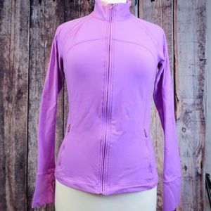 GapFit seamed full-zip jacket neon violet A52